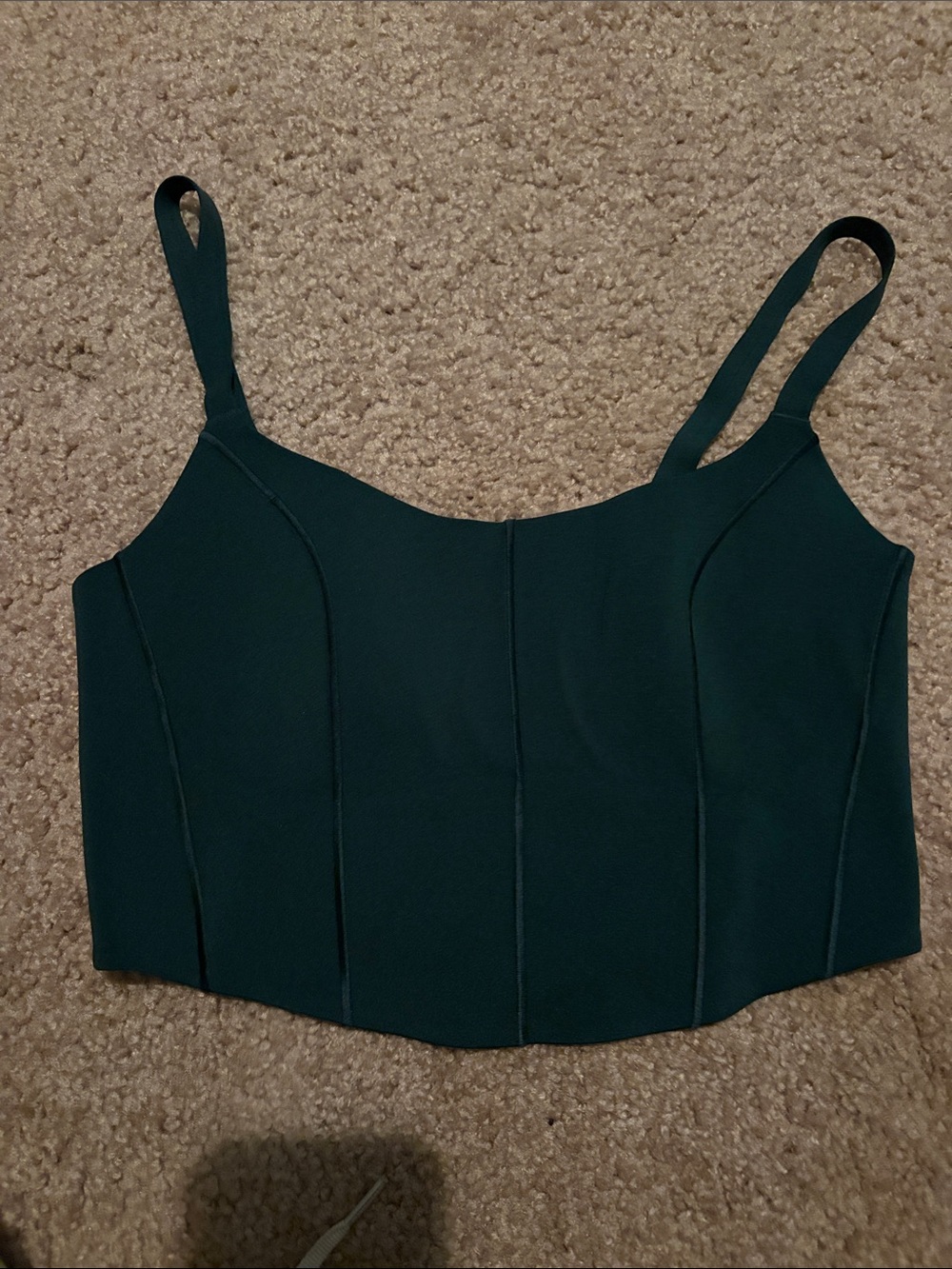 Aerie Sports Bra Dark Green